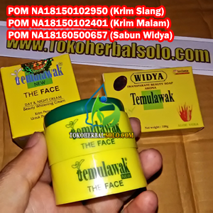 Paket Temulawak ber-BPOM Ori Aman (Sabun+Krim Siang & Malam)
